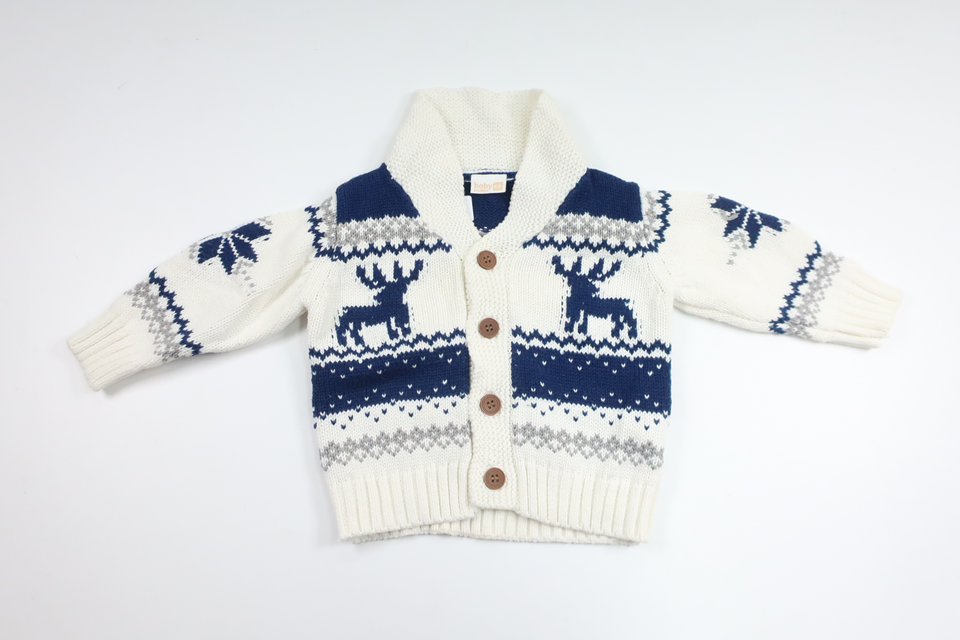 Strickpullover von Lindex – Größe 68 – Weiß