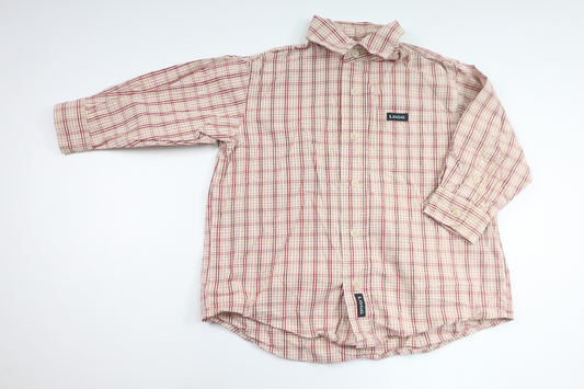 Checked shirt from LOGG - Size 86 - Beige