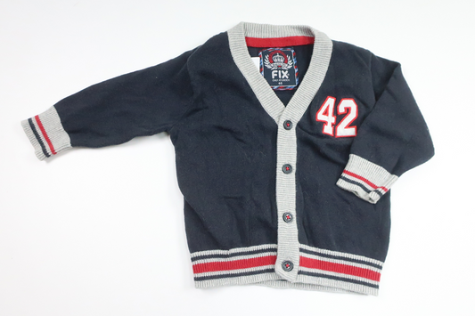 Strickjacke von FIX by Lindex – Größe 68 – Marineblau