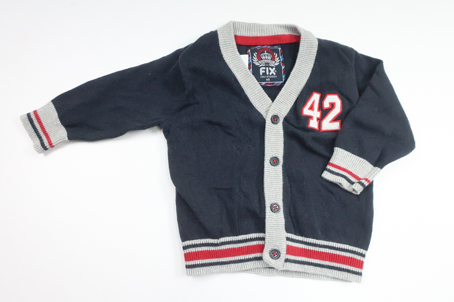 Strickjacke von FIX by Lindex – Größe 68 – Marineblau