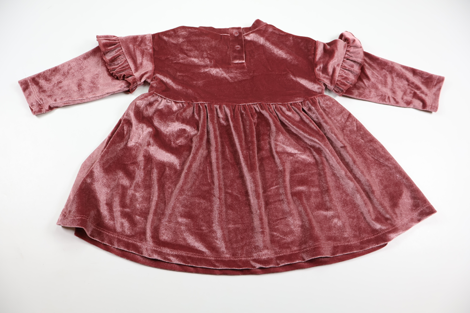 Velour dress from Uniq Baby - Size 74 - Pink