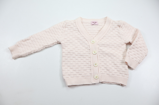 Knitted cardigan from Noa Noa Miniature - Size 74/80 - Pink