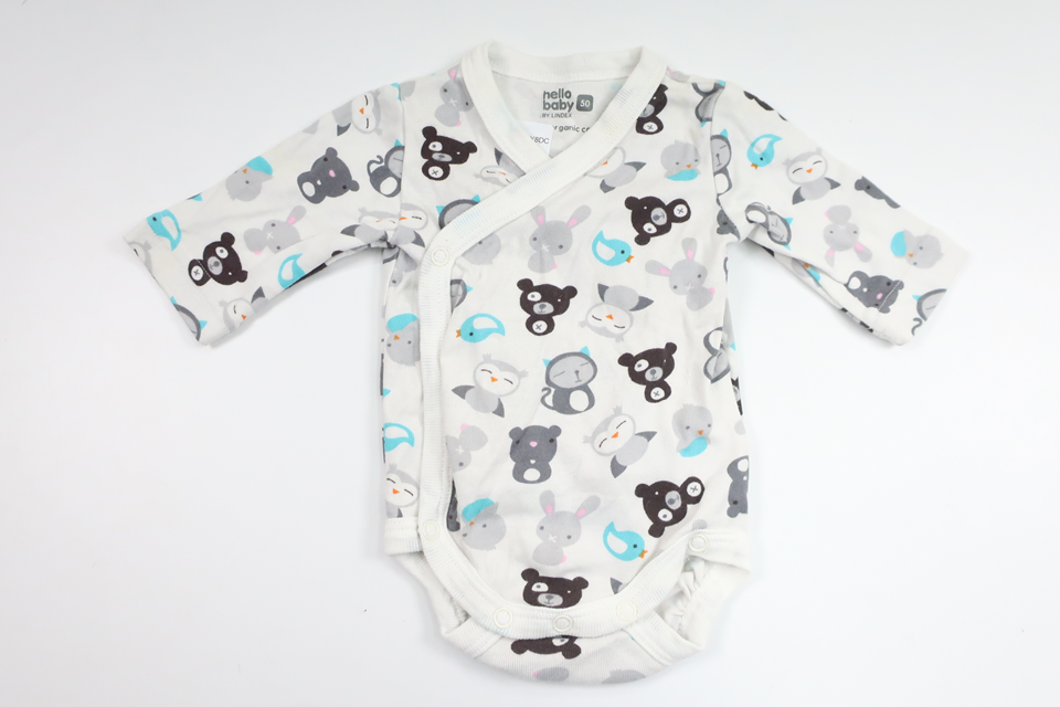 Wrap bodysuit from Lindex - Size 50 - White