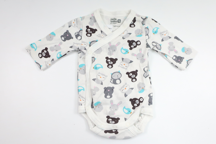 Wrap bodysuit from Lindex - Size 50 - White