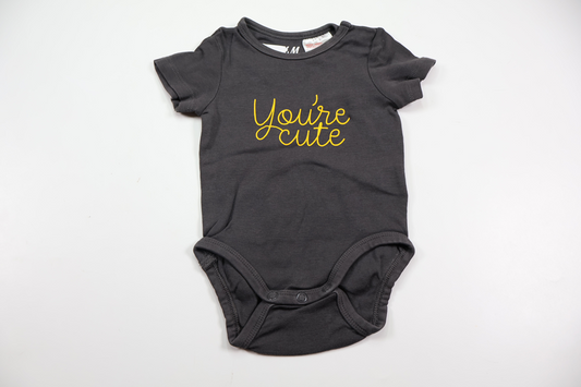 Bodysuit from H&M - Size 62 - Grey