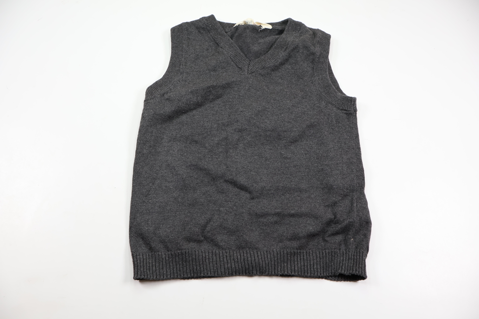 Knitted vest from H&amp;M - Size 122/128 - Grey