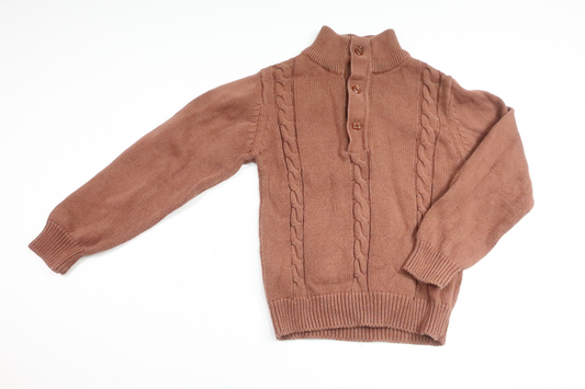 Knitted cardigan from Snoozy - Size 110/116 - Brown