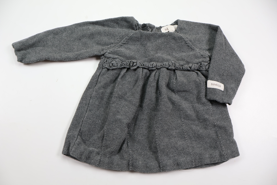 Knitted dress from Newbie - Size 62 - Grey