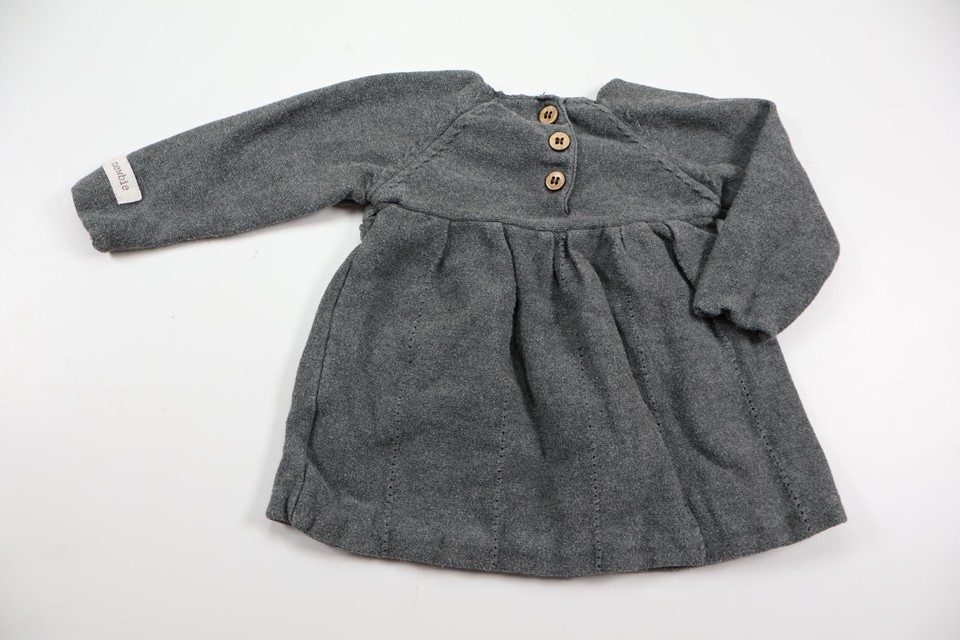 Knitted dress from Newbie - Size 62 - Grey