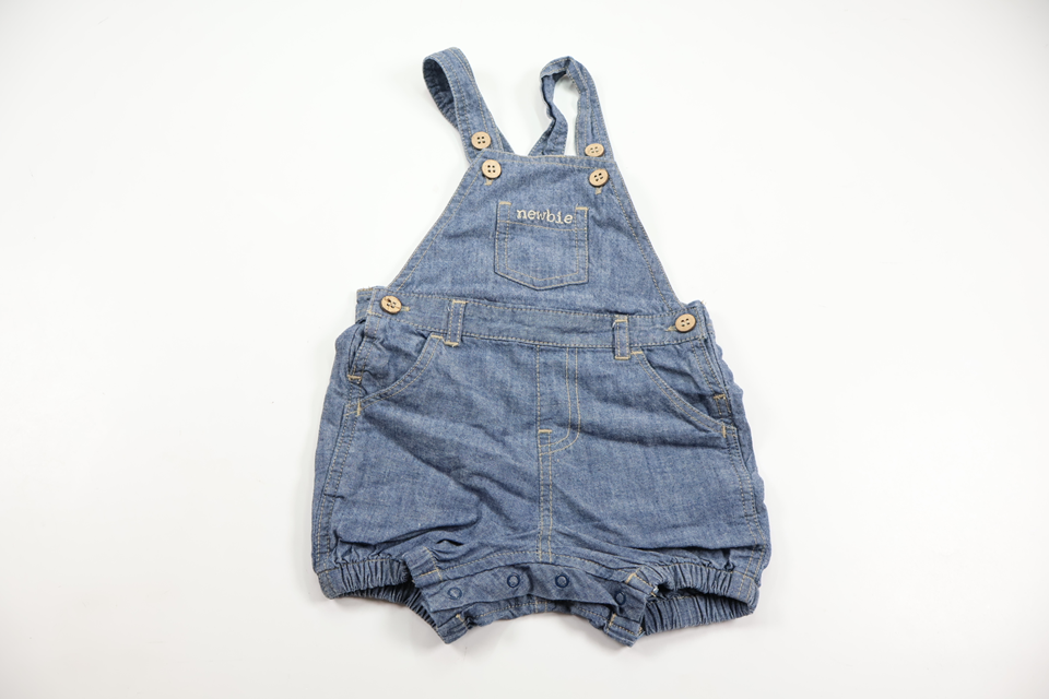 Suspender shorts from Newbie - Size 68 - Blue