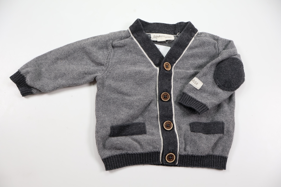 Knitted cardigan from Newbie - Size 56 - Grey