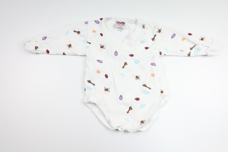 Wrap bodysuit from Unknown - Size 62/68 - White