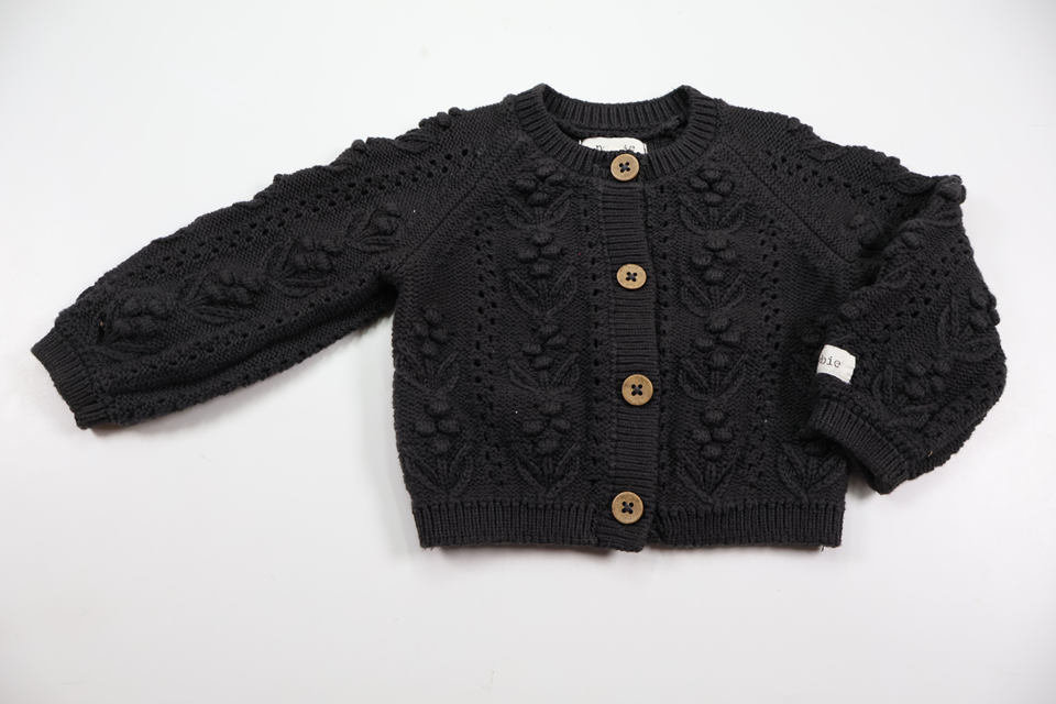 Knitted cardigan from Newbie - Size 62 - Grey