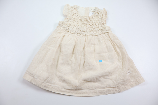 Glittery dress from Newbie - Size 74 - Off-white
