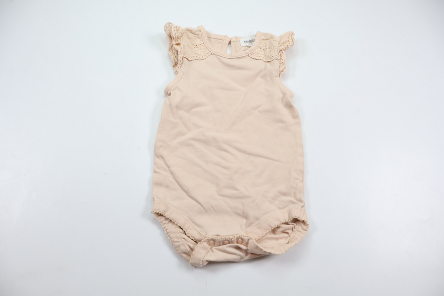 Linen bodysuit from Newbie - Size 68 - Pink