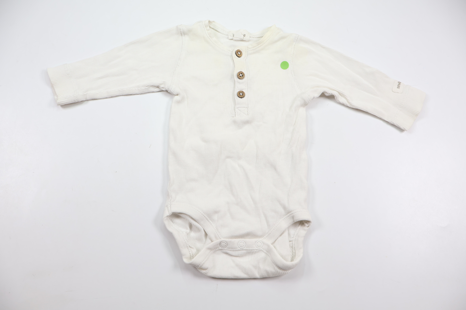 Ribbed bodysuit from Newbie - Size 62 - White