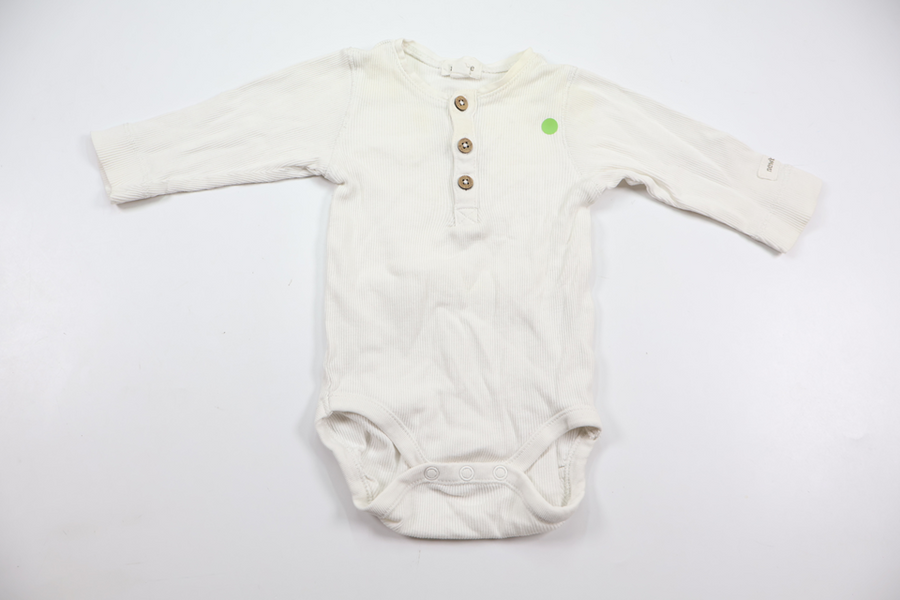 Ribbed bodysuit from Newbie - Size 62 - White