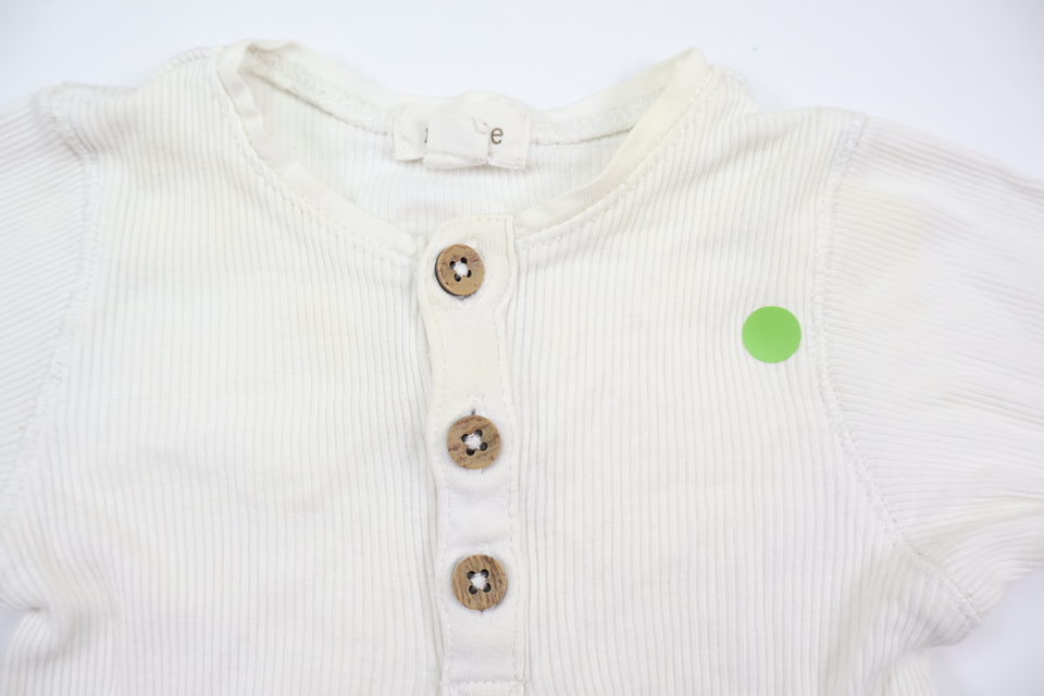 Ribbed bodysuit from Newbie - Size 62 - White