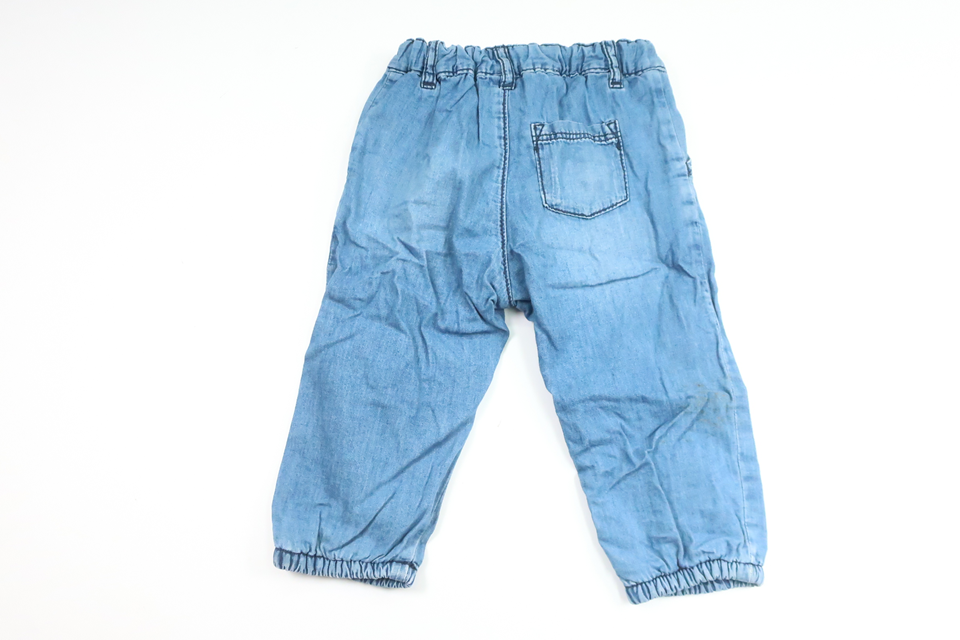 Lined trousers from Lindex - Size 74 - Denim