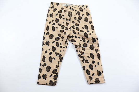 Leopard print trousers from Sweetie - Size 68 - Beige