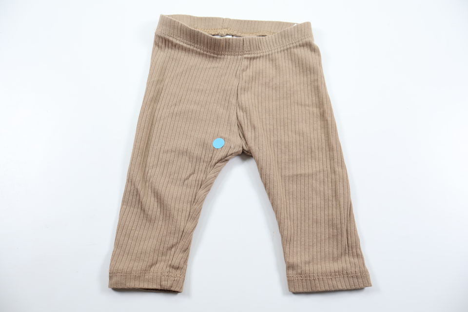 Ribbed trousers from H&M - Size 62/68 - Beige