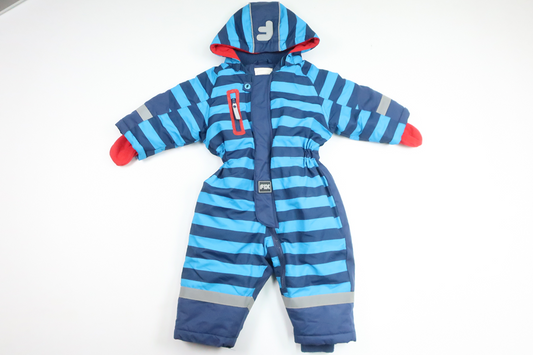 Fleecegefütterter Overall von FIX by Lindex – Größe 68 – Marineblau