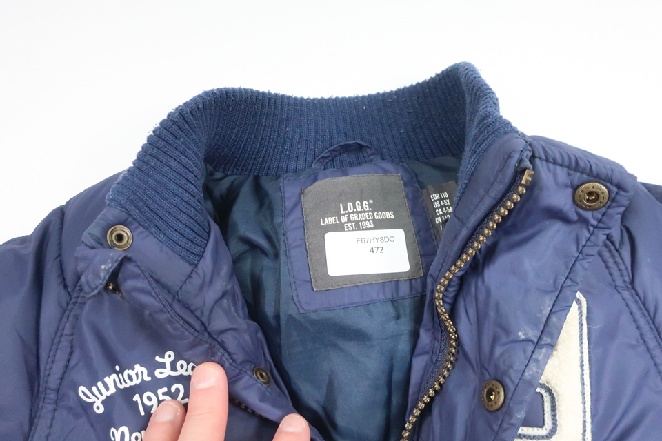 Winterjacke von H&MM - Größe 110 - Marineblau