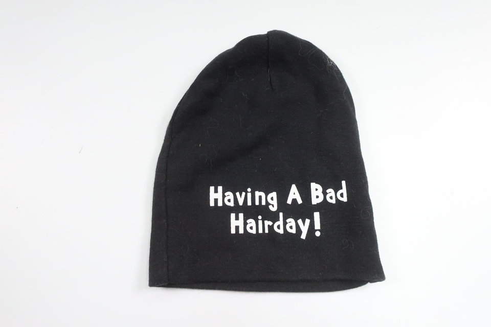 Hat "Having a Bad Hair Day" from Åhléns - Size 44/46 - Black