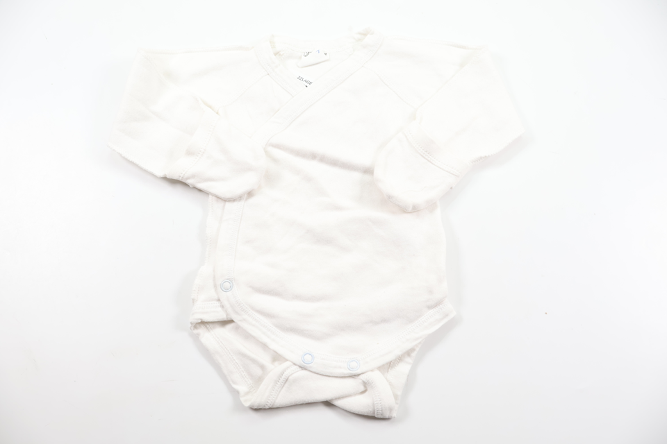 Wrap bodysuit from Kid Joy - Size 62 - White