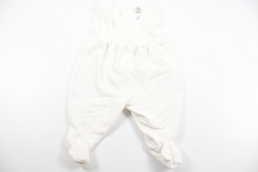 Fleece jumpsuit from Baby Friend - Size 56/62 - White