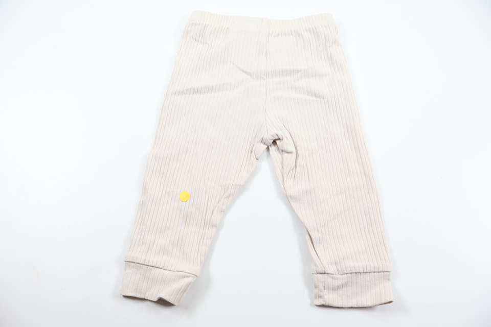 Ribbed trousers from H&M - Size 74 - Beige