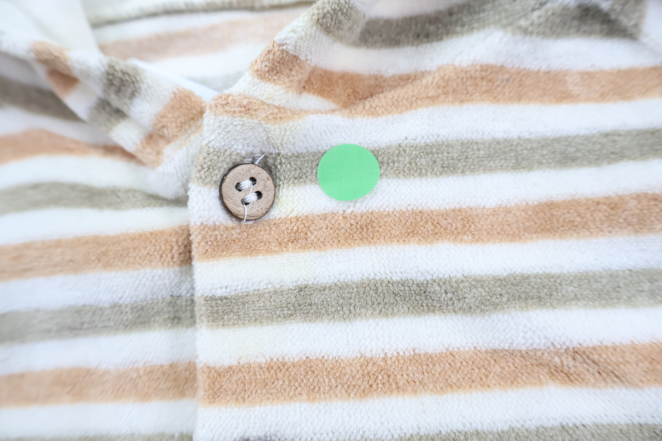 Fleece hoodie from Mini Mundus - Size 70 - Beige