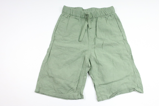Shorts aus Leinenmischgewebe von H&MM - Größe 128 - Grün