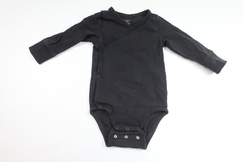 Wickelbody von Lindex – Größe 62 – Schwarz
