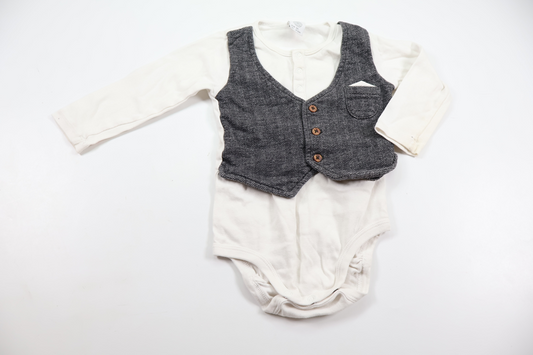 Bodysuit from Lindex - Size 80 - White