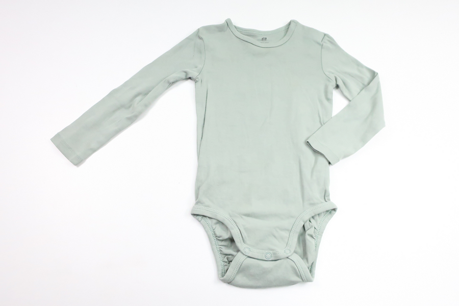Body von H&MM - Größe 92 - Grün