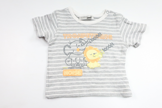 Striped t-shirt from Ergee - Size 68 - Grey