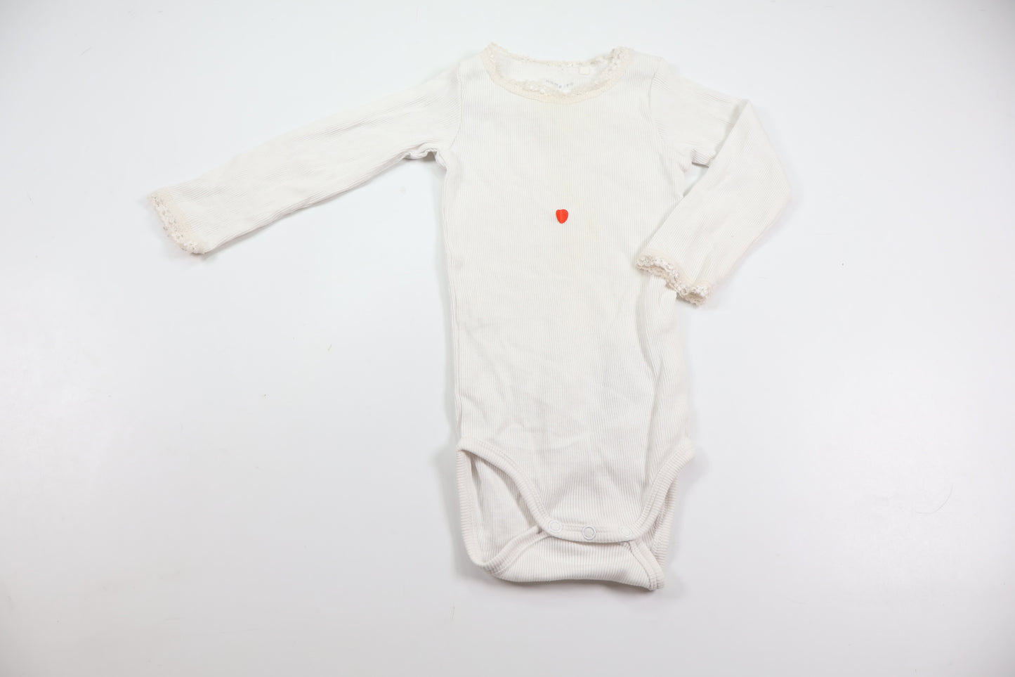 Ribbed bodysuit from Name It - Size 74 - White