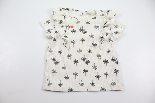 Ribbed top from H&M - Size 86 - White