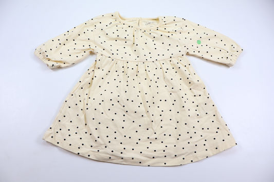 Polka dot dress from Ellos - Size 80 - Off-white