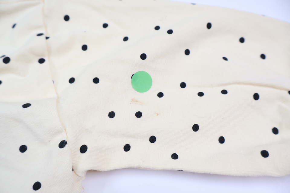 Polka dot dress from Ellos - Size 80 - Off-white