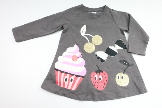 Kleid von Lindex – Größe 92 – Grau