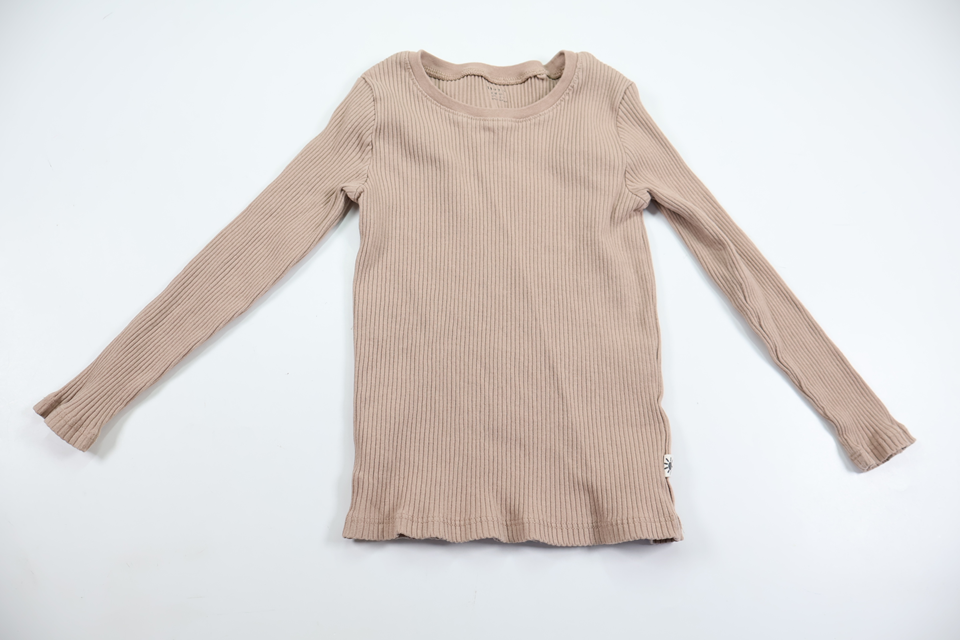 Ribbed sweater from Lindex - Size 104 - Beige