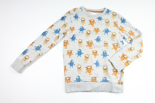 Sweatshirt von Skill – Größe 122/128 – Grau