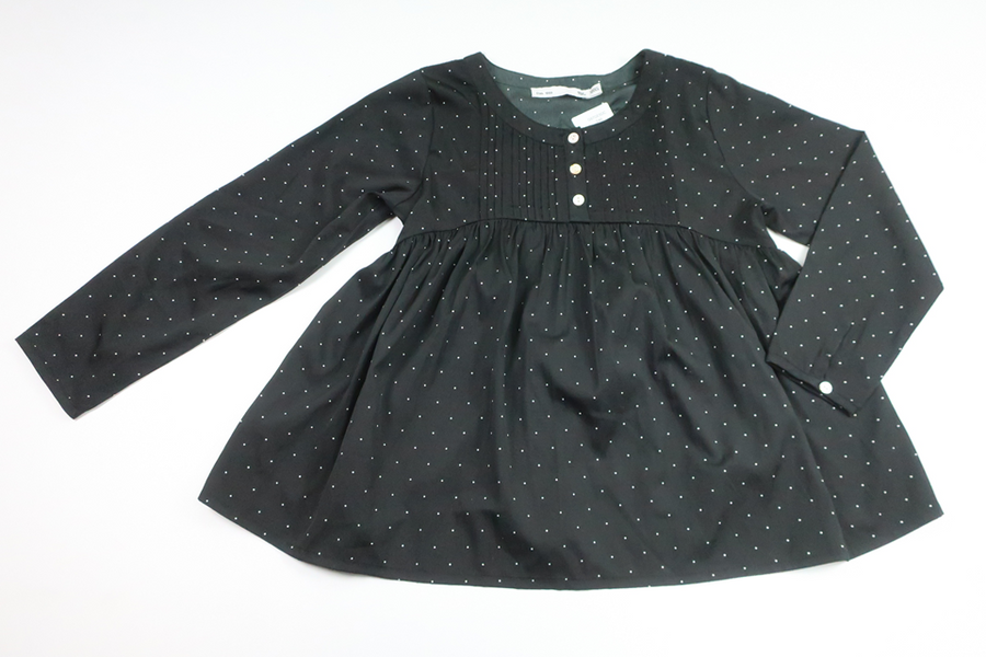 Polka dot tunic from Lager 157 - Size 120 - Black