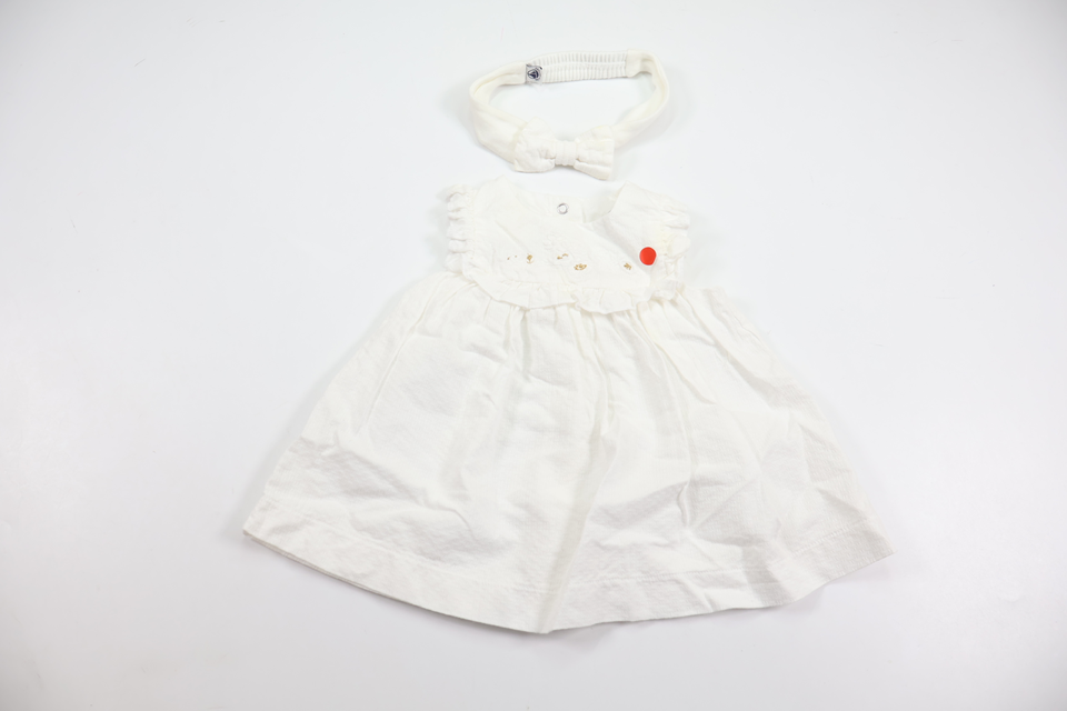 Dress from Petit Bateau - Size 60 - White