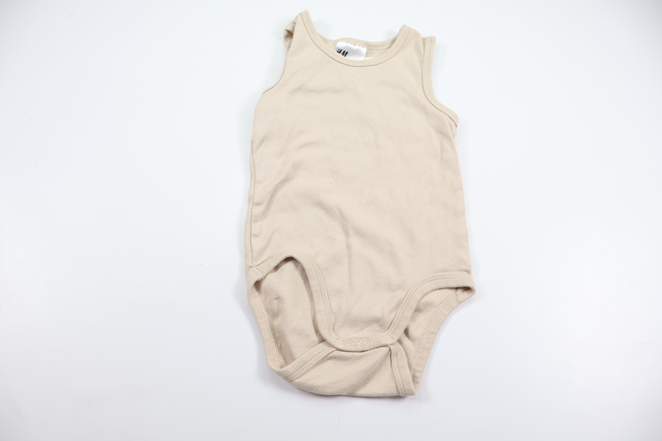 Linen bodysuit from H&amp;M - Size 80 - Beige