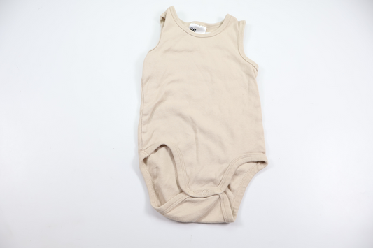 Linen bodysuit from H&amp;M - Size 80 - Beige