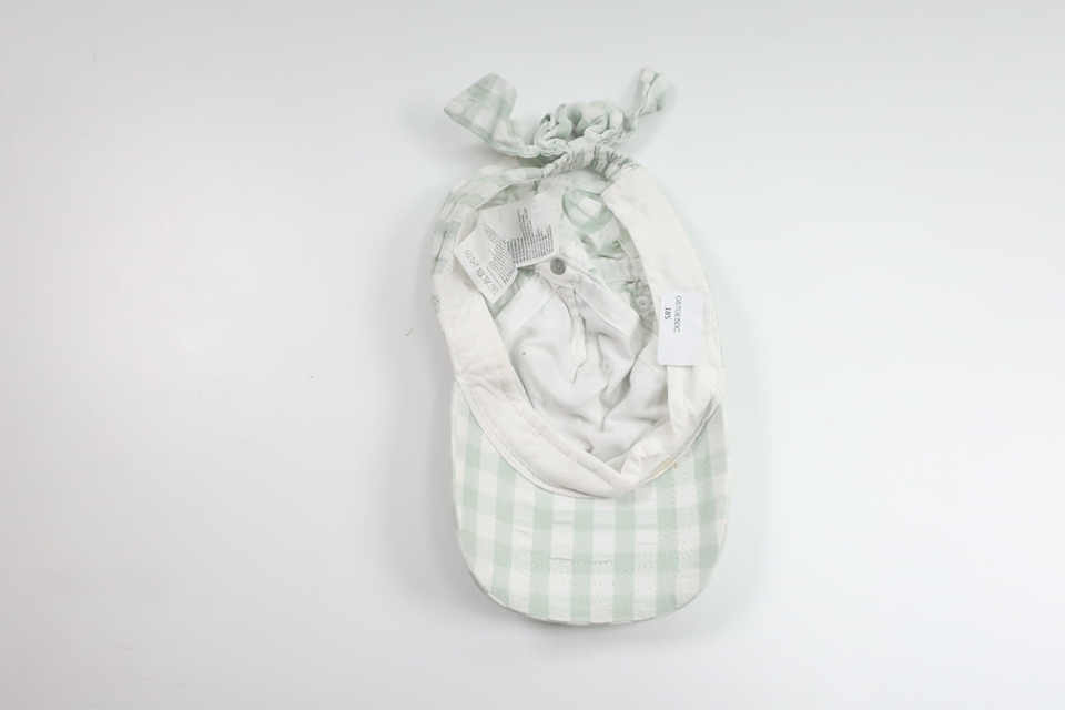 Karierte Kappe von H&MM - Größe 104/122 - Grün