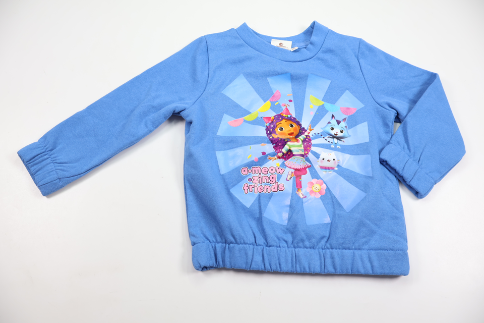 Gabby's Dollhouse from Dreamworks Sweatshirt - Size 98 - Blue